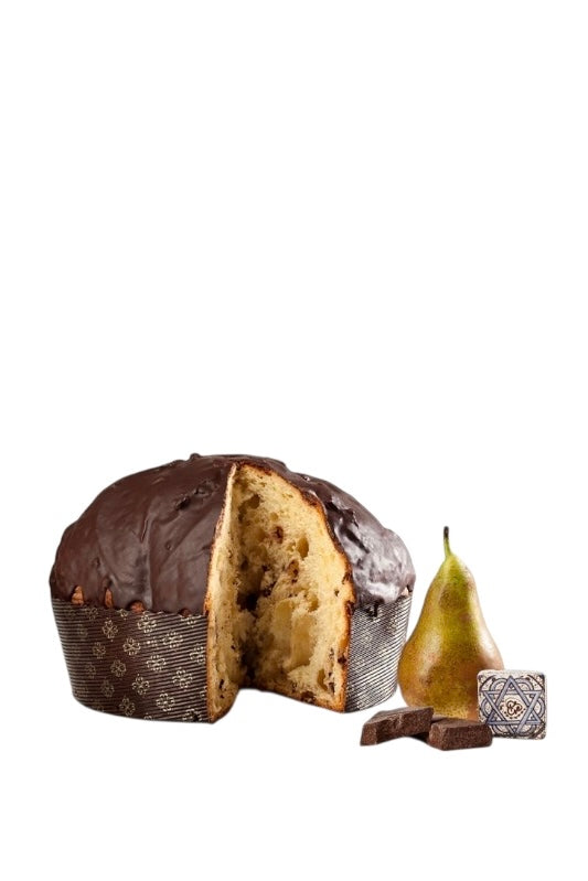 Panettone pera e gocce di cioccolato
